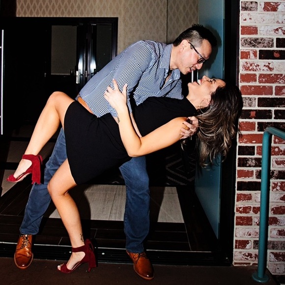 Maggy London Dresses & Skirts - Maggy London Lace Back A-Line Black Dress Sz. 2